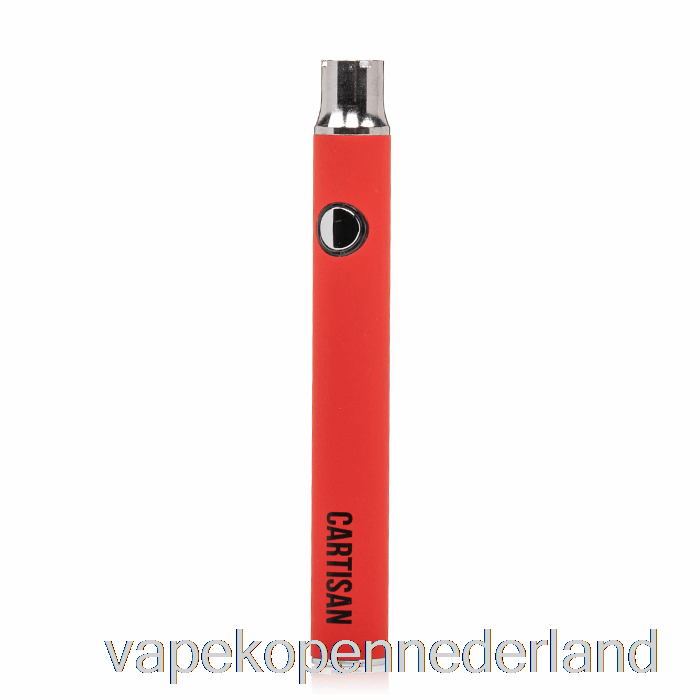 Elektronische Sigaret Vape Cartisan Knop Vv 350 510 Batterij Rood